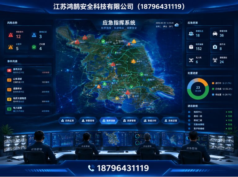 宜春应急指挥系统展示图
